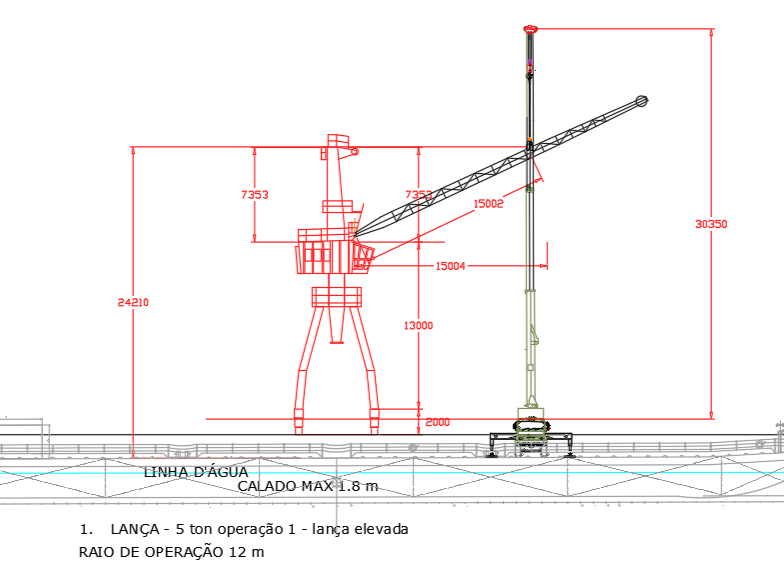 Estudo de içamento e plano de rigging para operação portuária no Porto Futuro II – OSP Engenharia